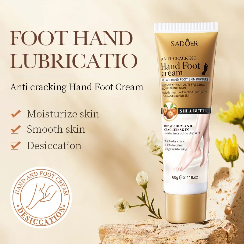 1/2/3pcs SAODER Moisturizing Foot Hand Cream Anti-Drying Heel Repair Removal Dead Skin Hands and Feet Travel Size Skin Care