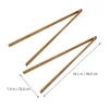 2 Pcs Bamboo Trash Tongs The Collector Picker Grabber Garbage Pickup Tool Clip Elderly Clamp 6