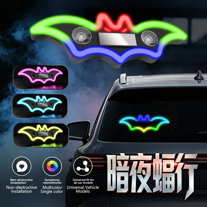 Solar-Powered LED Car Décor and Warning Light