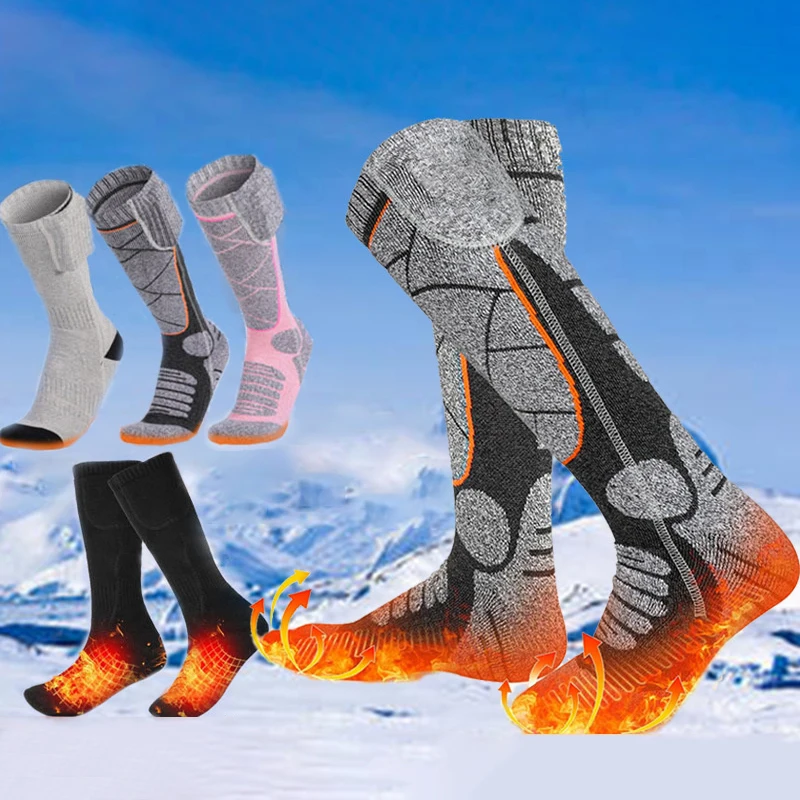 thumbnail image 2 of Feet Warmer Socks Electric Socks Men Electric Heated Socks - USB Powered Warm Socks For Camping & Outdoor Winter Activities Warm Electric Socks Foot Warmers For Women 2 of 10