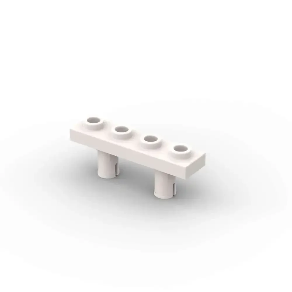 MOC 10PCS 부품 블록 68382 바닥에 핀이 있는 수정된 1x4 빌딩 블록 세트 하우스 파티클 DIY 장난감 어린이 생일 선물
