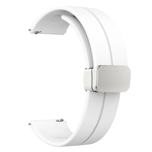 Silicone Magnetic Smartwatch Band - 20mm/22mm