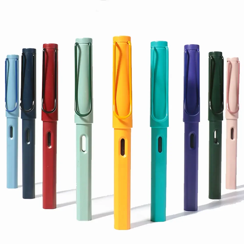 0.5mm 블랙 리필이 포함된 부드러운 쓰기 롤러볼 펜, 인기 있는 펜 클립, 학교 문구류, 다양한 색상 선택