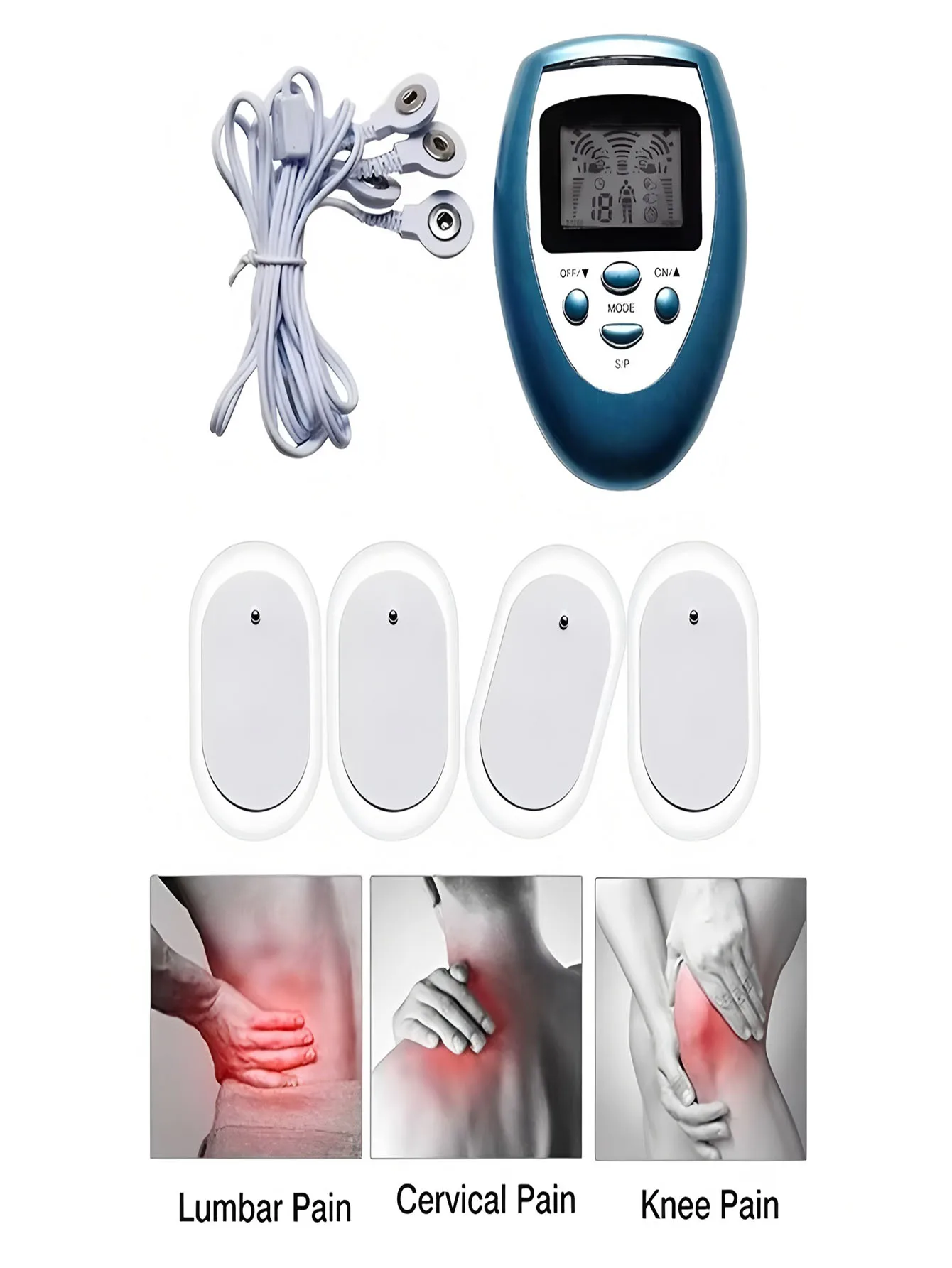 Electronic Pulse Massager for Physiotherapy and Relaxation