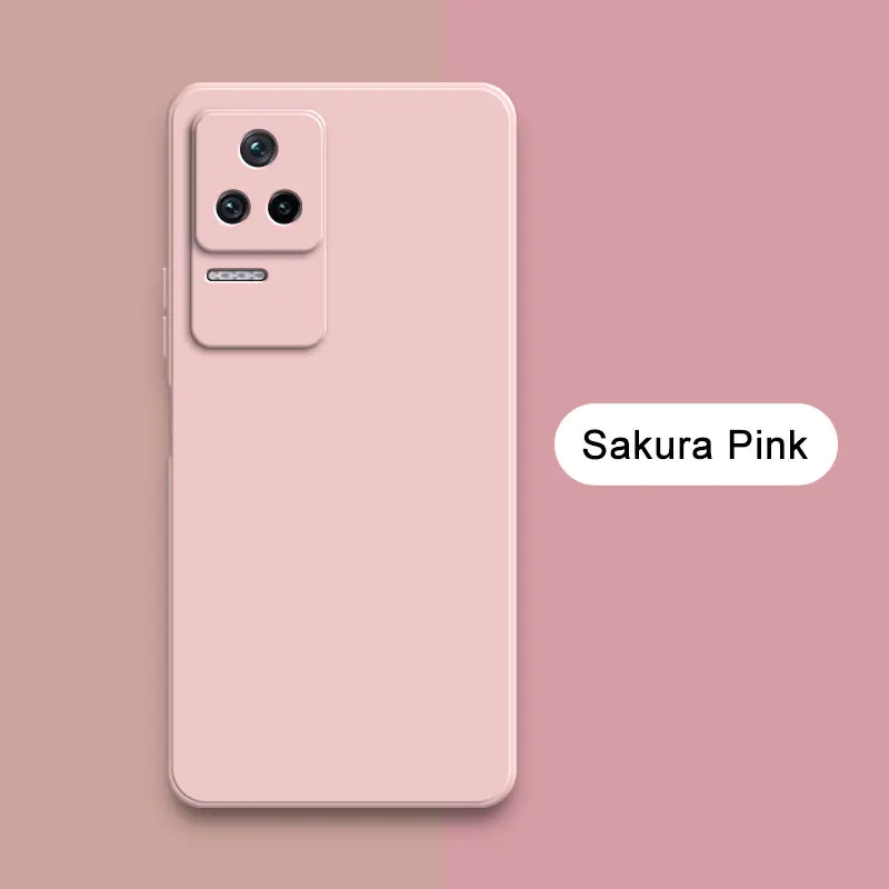 Original Square Liquid Silicone Soft Camera Protective Cute Phone Case