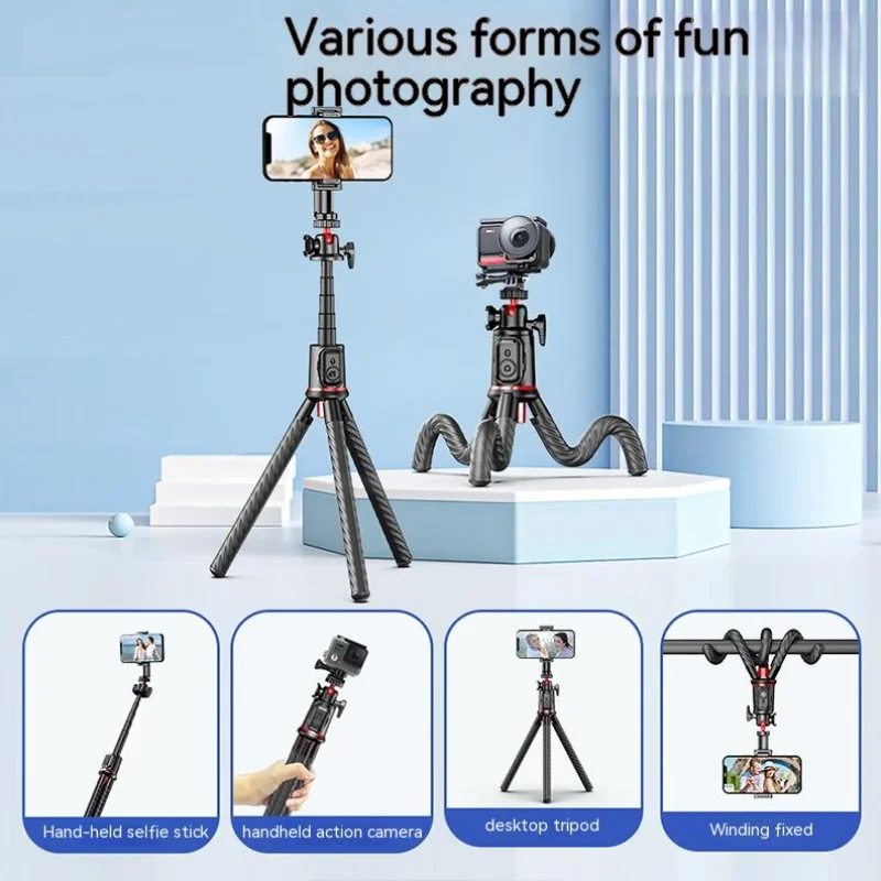 Mini Octopus Tripod Holder Universal Smartphone Sports Camera Stand With Clip Mobile Phone Tripod Gorillapod Multi Functional