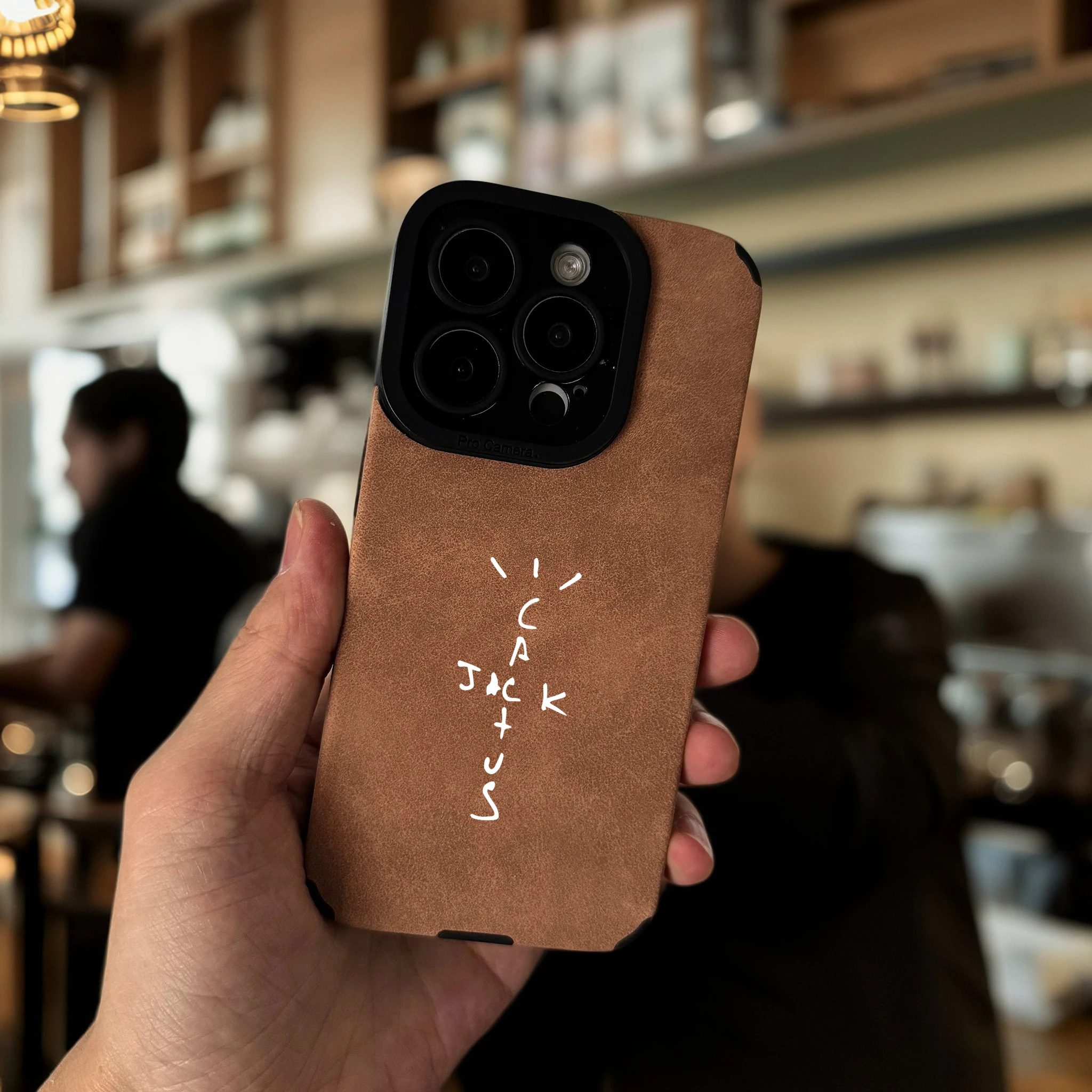 Luxury Suede Leather Hip Hop Jack Streetwear Phone Case Cover