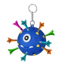 Golf Tee Holder For Bag Portable Small Ball Tee Holder Colorful Golf Ball Tee Holder Novelty Keychain Accessory For 3 1/4 2 3/4 1