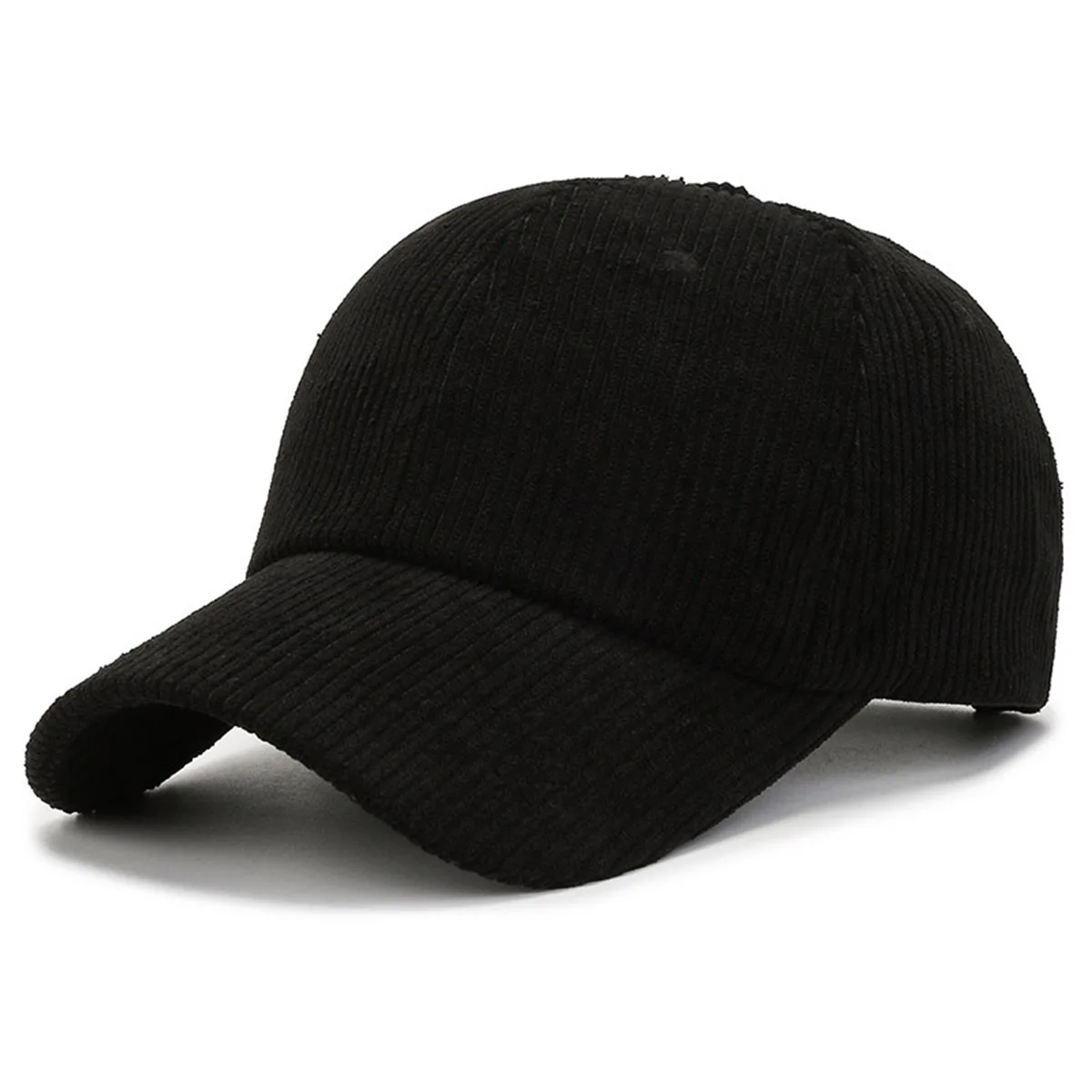 Mode Wildleder Baseball Cap Männer und Frauen Herbst und Winter Solide Retro Cord Hut Hip Hop Hut Unisex Straße Einstellbare Sonnenhut – Detail 7