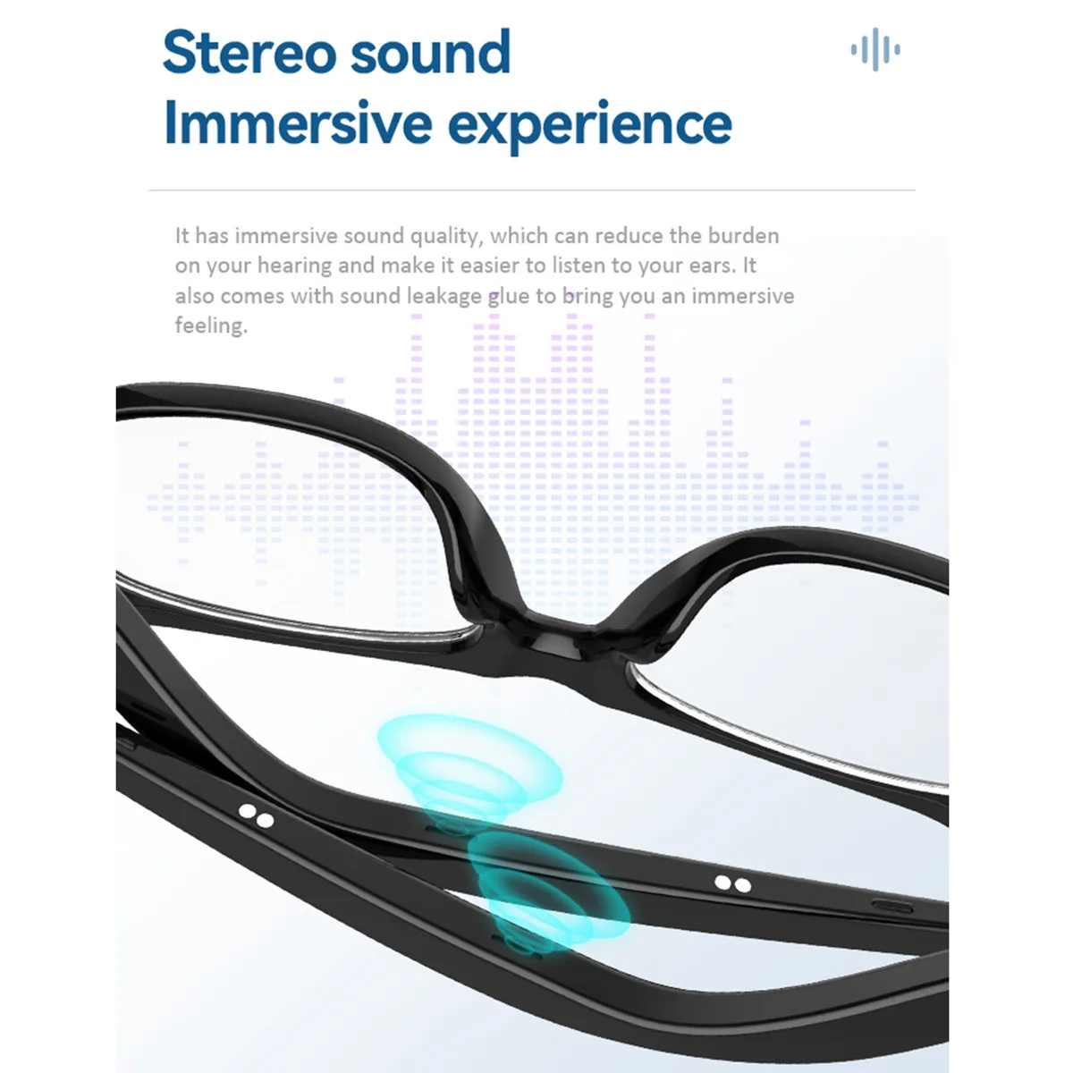 Bluetooth Smart Glasses Translation Language Voice Call AI Assistant Remote Music Photo Taking Smartglasses for Studying Gaming