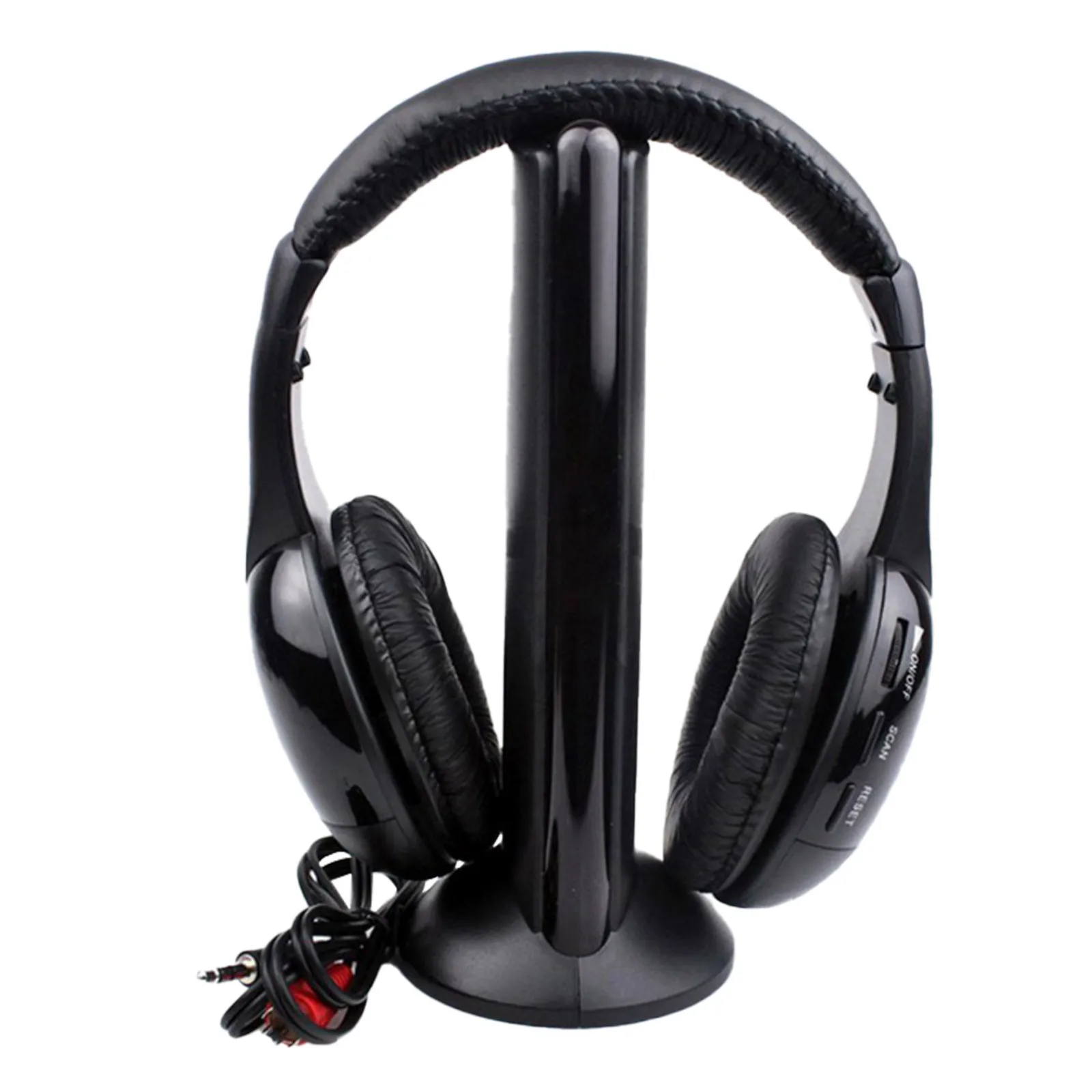 Wireless Tv Headphones For Tv Watching With Transmitter Over-Ear Cordless Headset Jack For Watching Game Computer
