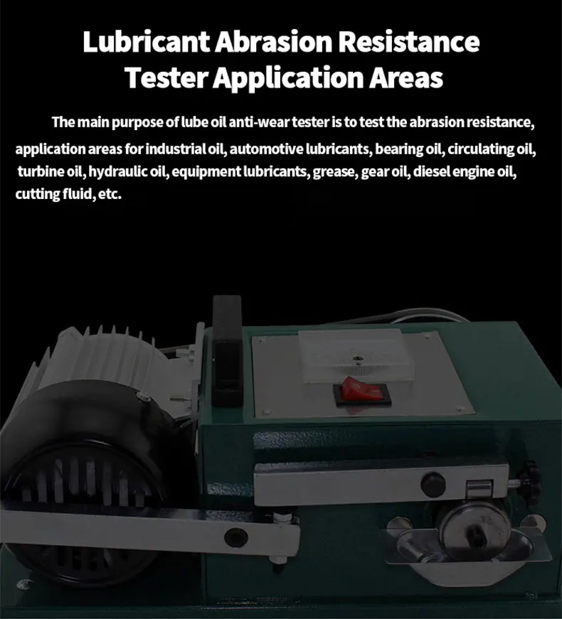 Lubricating Oil Wear Abrasion Tester Lubricant Abrasive Testing Equipment