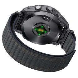 Durable Nylon Strap for Multi - Sport Smartwatches, Adjustable and Quick - Fit Design (Dark blue)