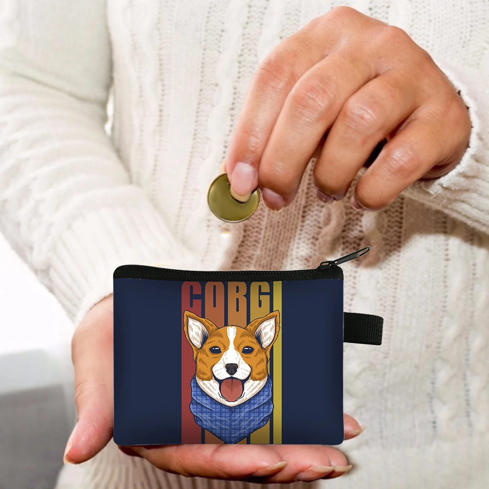 Monedero con estampado de perro para niños, Mini monedero pequeño de silicona de animales, monedero para de mujer, monedero para regalo, paquete de premios| | - AliExpress