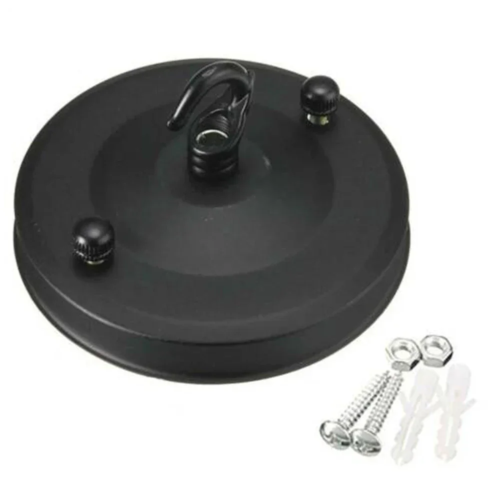 Lamp Holder Lamp Bulb Holder Lamp Base Ceiling Lamp Bracket DIY Lighting Accessories Lamp Part Ceiling Plate Holder Fitting Hook Light Living Room Pendant Plate Replacements Rose 10.5x6cm Cafe Chandelier