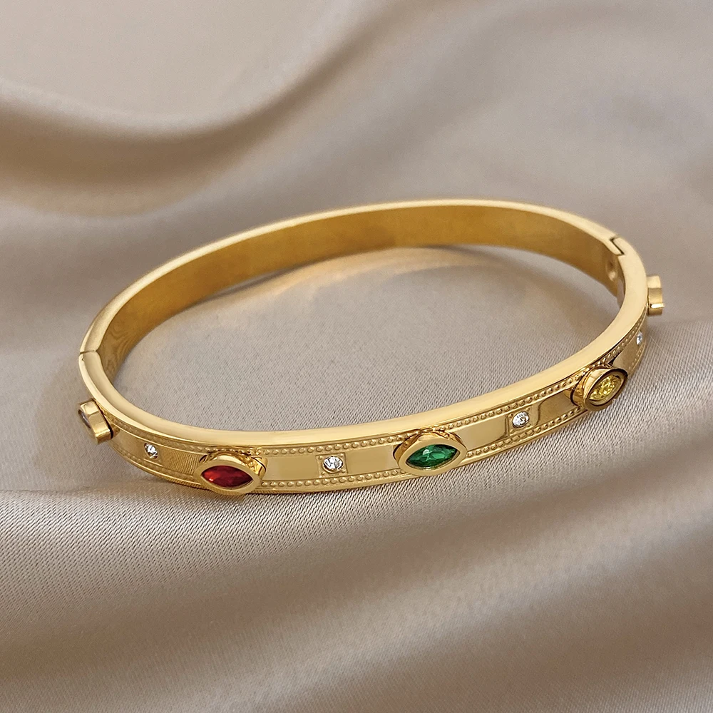 bracelete dourado feminino