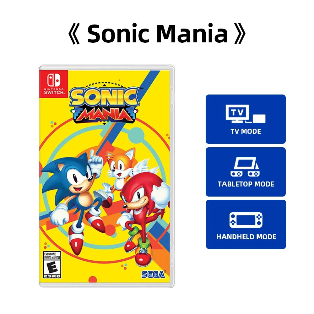 Sonic Mania Sonic Mania Standard Edition SEGA Nintendo Switch Físico