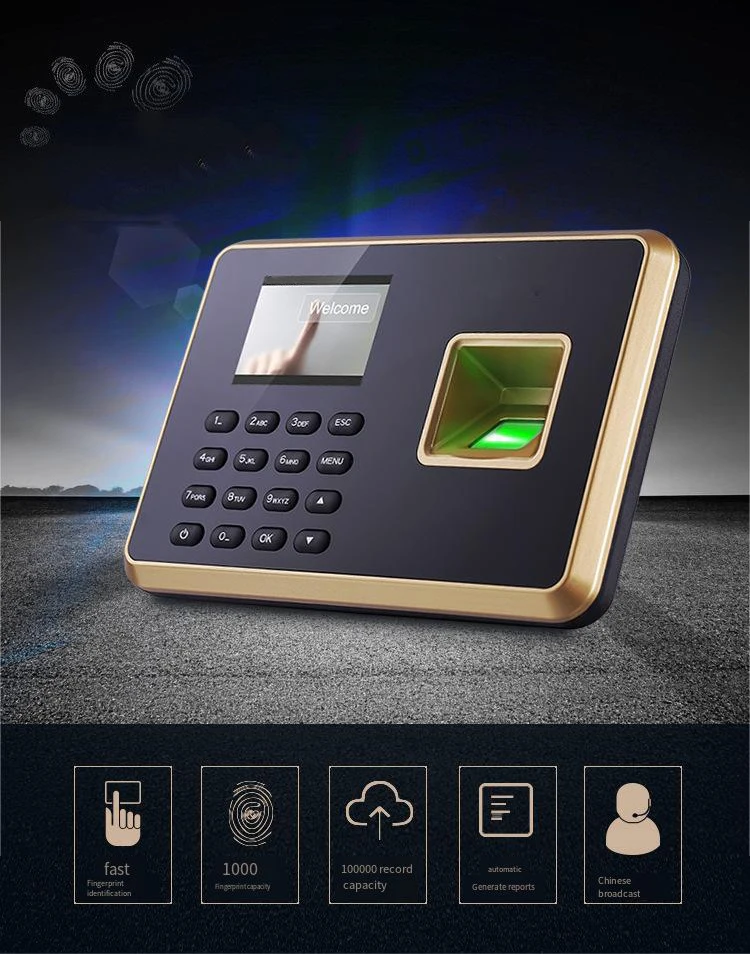Fingerprint attendance machine intelligent biological fingerprint attendance machine punch staff