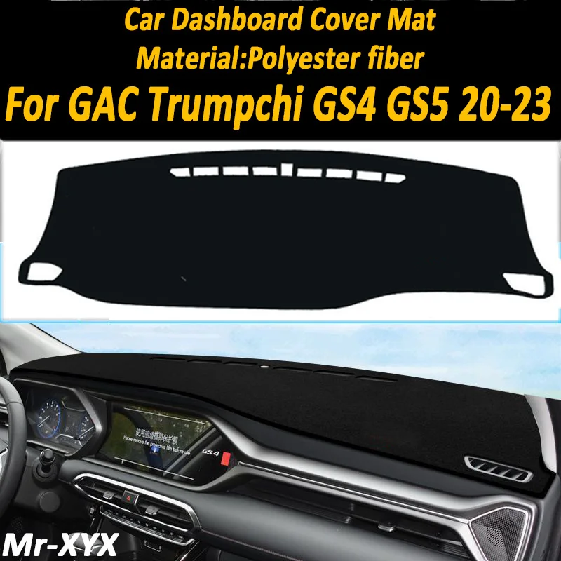 

For GAC Trumpchi GS4 GS5 PLUS 2019-2023 Car Dashboard Cover Mat Sun Shade Pad Carpet Mat Anti-UV Accessories Protective MATS