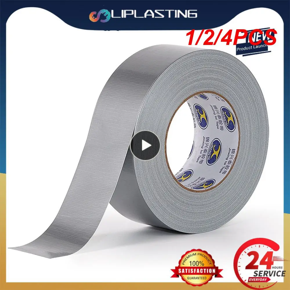 1/2/4Pcs 10M Super Sticky Cloth Duct Floor Leak Repair Nastri Impermeabili Nastro Adesivo Grigio Argenteo Ad Alta Viscosità