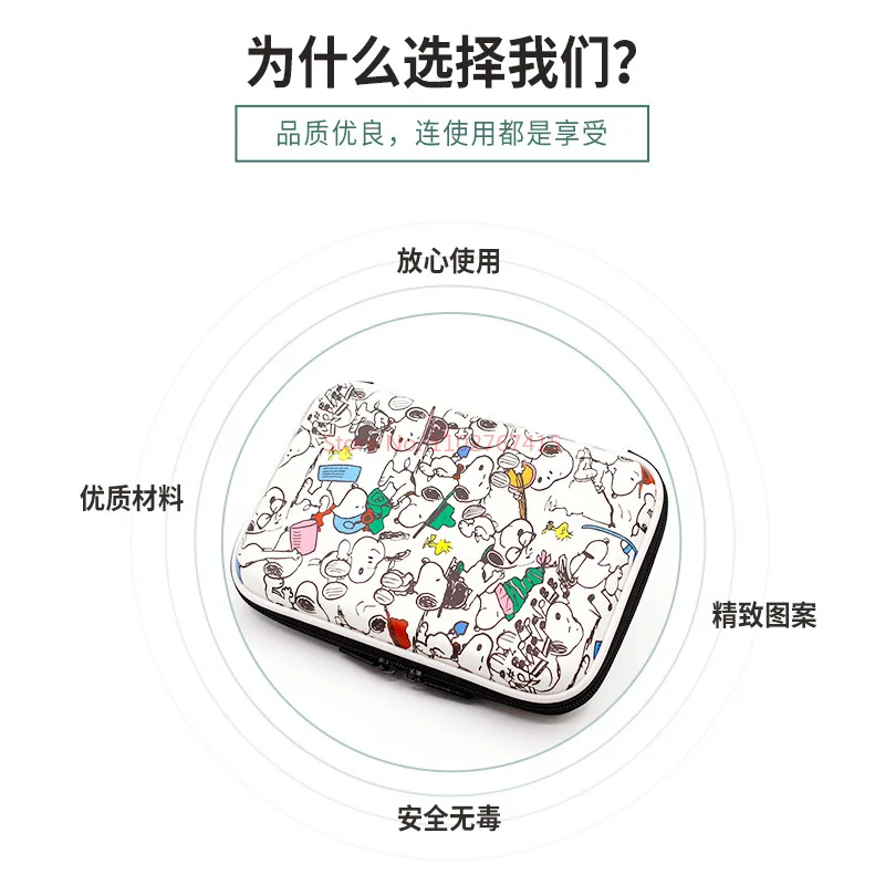 أنيمي سنوبي إيفا صندوق القلم لطيف الكلب الكرتون سع...