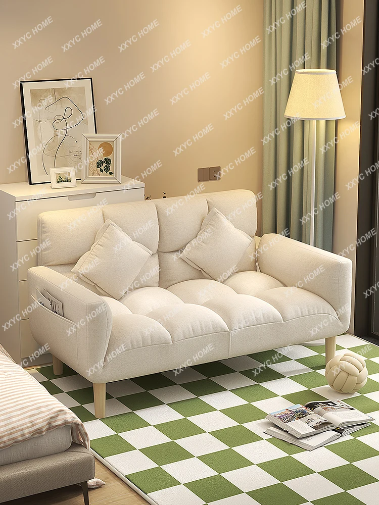 

Lazy Sofa Double Tatami Reclining and Sleeping Rental Room Bedroom Small Sofa Balcony Small Apartment Backrest Recliner