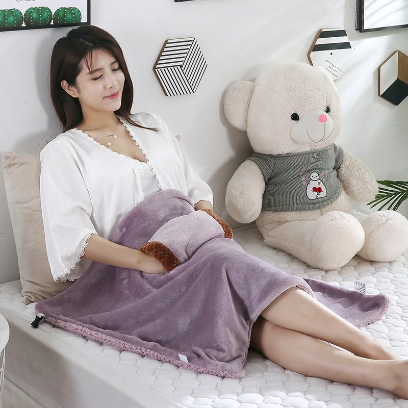 Electric Blankets 5V Soft Thicker Heater Bed Warmer Winter Warm Heating  Blanket Washable Thermostat USB Charging with Pocket - AliExpress