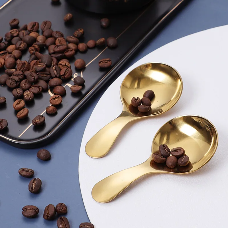 Tafellepel 12 stks/set koffie lepel roestvrij staal gouden mini theelepels suikerdessert lepel ijs soep lepel keuken accessoires Soeplepels