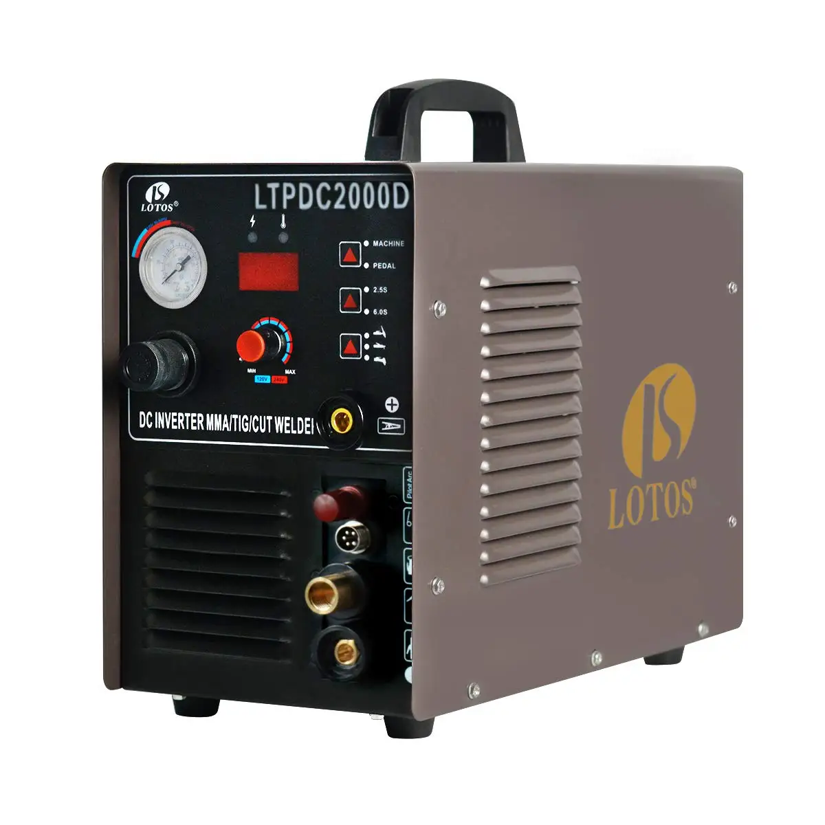 New LTPDC2000D Non-Touch Pilot Arc Plasma Cutter Tig Welder and Stick Welder 3 in 1 Combo Welding Machine, 5/8 Inch Clean Cut