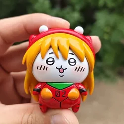 Ayanami Rei & Asuka Anime Action Figures - Cosplay Inspired Collectible Desktop Ornaments (Asuka 5cm)