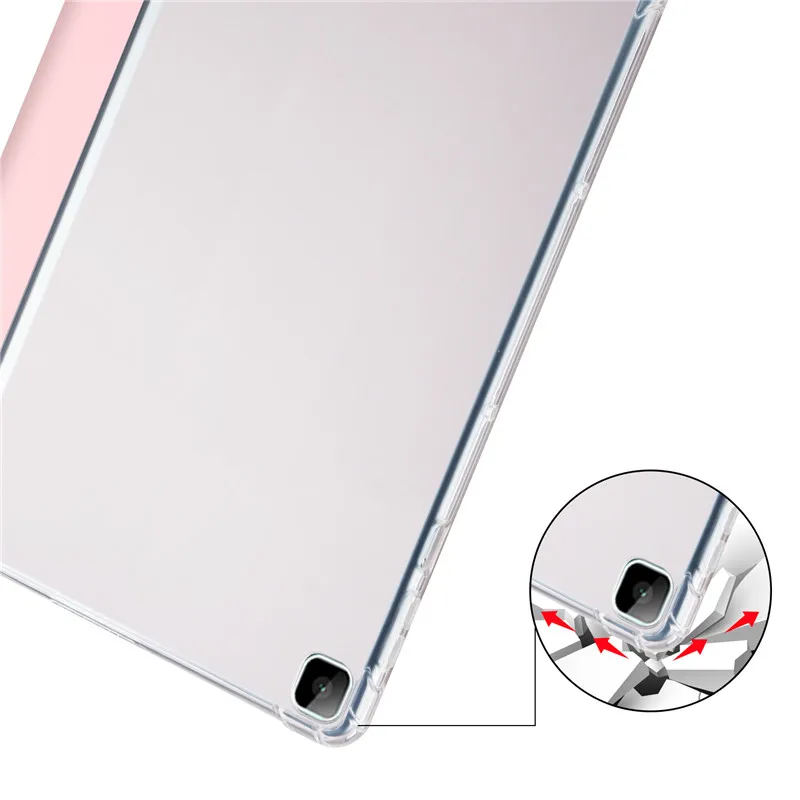For Matepad T10S Case With Pencil Holder Tablet PU Leather Flip Shell For Huawei Matepad T10 Cover Soft TPU Back Coque + Gift_voghion.com