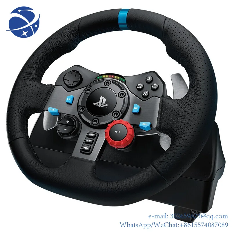 

yyhc logitec G29 Game Steering Racing Simulator Wheel with PC / PS4 Feedback Handbrake Gear Lever nintend Switch Games