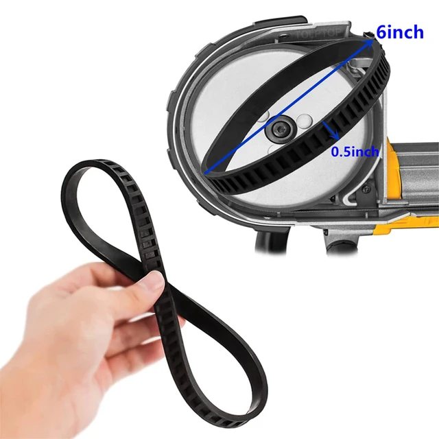 Lot 2 Pneus Caoutchouc Pour Scie à Ruban 30,5 Cm (305 Mm) - Pièce De Rechange Compatible LB1200F, W721, Jet, Grizzly