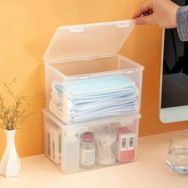Pencil Box 2 Pcs Clear Mobile Art Fortress Snap-Lock for Pastel by Arcnex