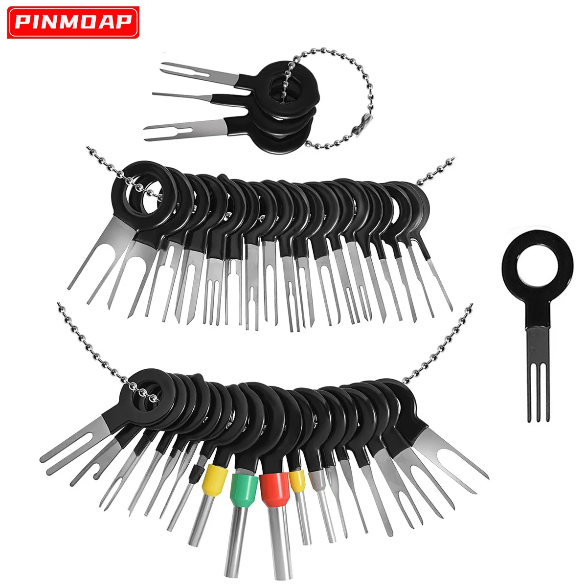 41/21/11PCS General Motors Terminal Disassembly And Maintenance Tool Release Tool Wire Connector Pulling Pin Disassembly terminal removal kit car terminal extractor car repair tool terminal removal tool car terminal puller electrical connector pin removal kit