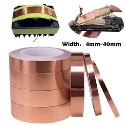 Copper Foil Tape - Single Side Conductive Shielding for Stained Glass, Home Appliances & Electrical Repair