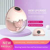 Upgraded Wearable Breast Pump Portable Hands Free Breastfeeding Milk Collector BPA-free Electric Breast Pump 1
