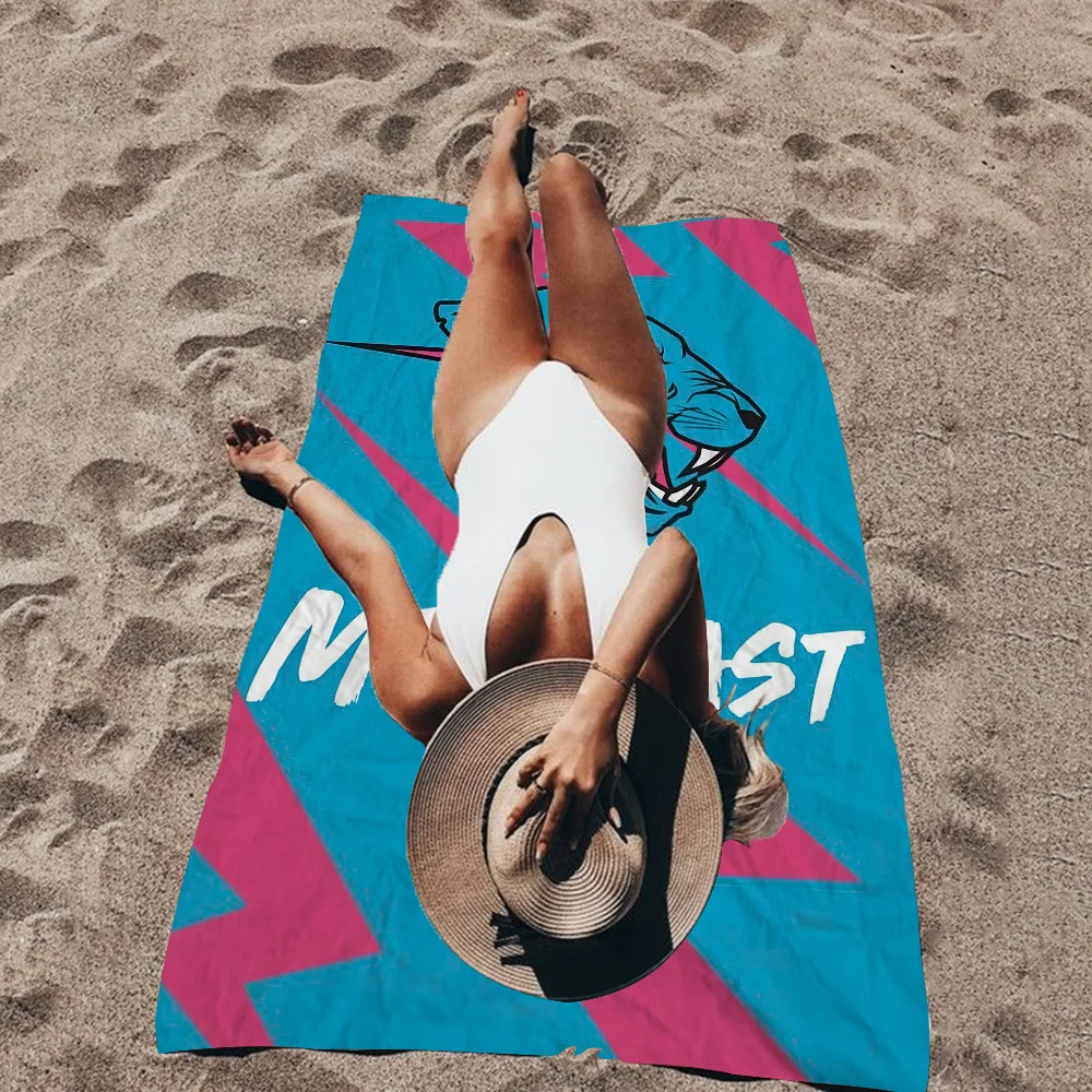 Game Blogger Mr-Beast Big Microfiber Beach Towels Quick Dry Towel Sand Beach Towels Pool Towel for Travel Swim Pool Yoga 4