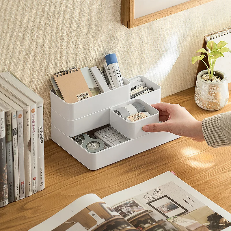 Adjustable Versatile Drawer Organizer Clear Plastic Trays and Dividers in 5 Sizes for Perfect Makeup and Kitchen Storage