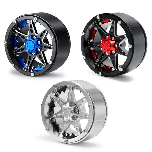 AXspeed 1,9" Beadlock Felgen Für 1/10 Axial SCX10 TRX4 D90 RC Crawler
