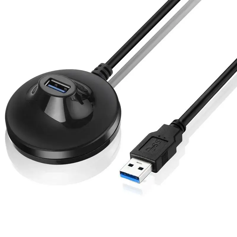 Usb 3.0 Macho para Fêmea Cabo de Extensão com Base 1.5 m - Imagem 4