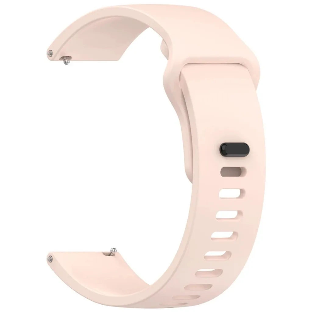 Amazfit Active Max Silicone Watch Strap - Smooth Sport Adjustable Wristband (22mm)