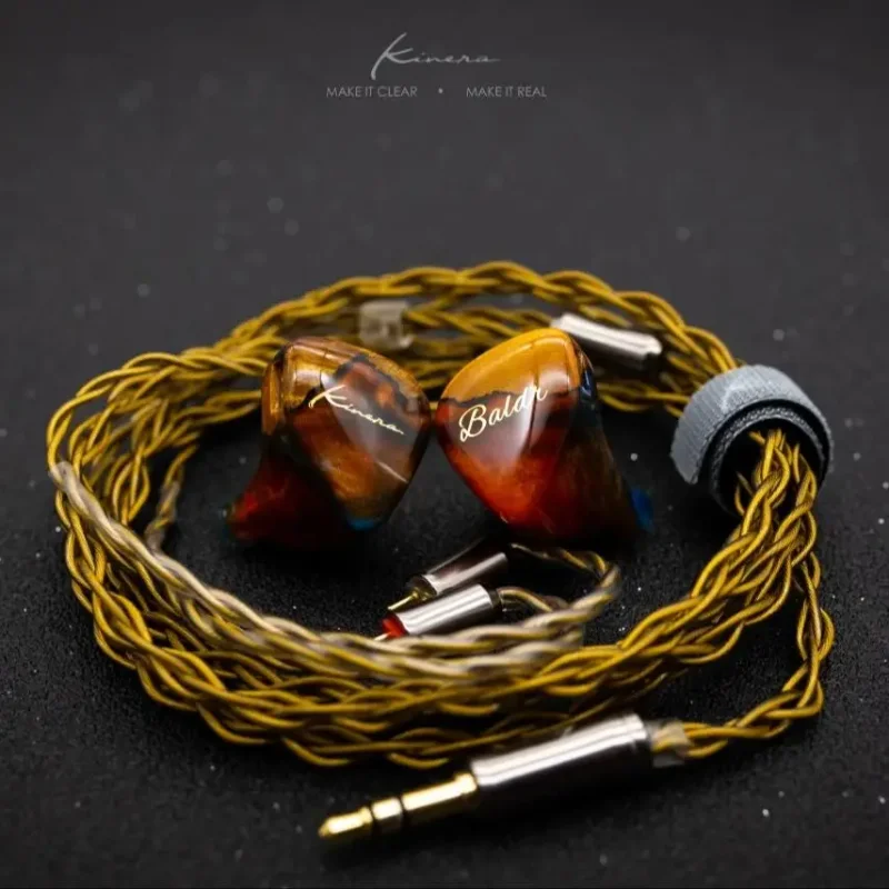 Kinera Baldr Earphones 4EST+1DD+2BA Hybrid Driver In Ear Monitors Wired Headphone HiFi IEMs Earbud With 2Pin Cable Headset tws