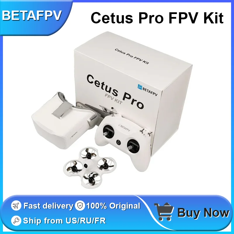 

BETAFPV Cetus Pro Remote Drone VR02 Goggles 5.8G Transmitter for Frsky Quadcopter Brushless FPV Kit RC Drones Outdoor Boy Toy