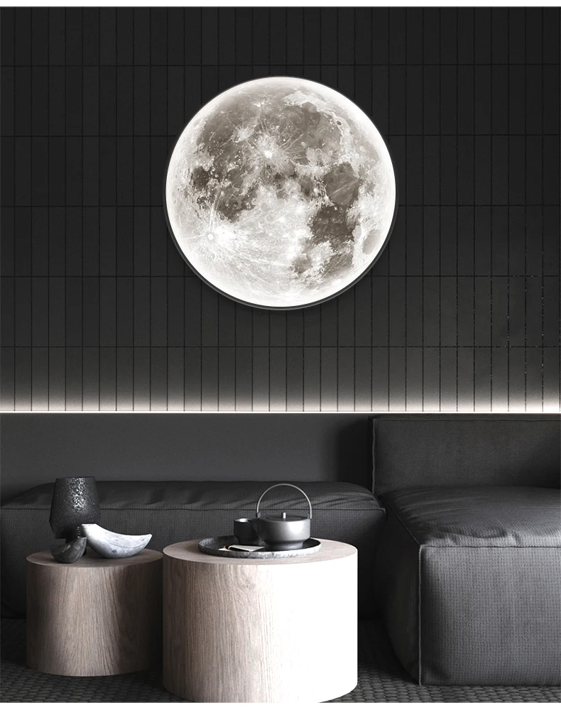 Hot Selling LED Moon Wall Lamp For Aisle Bedroom Kid's Room Foyer Dining Room Corridor Stairway Coffee Hall Office Indoor Light wall night light