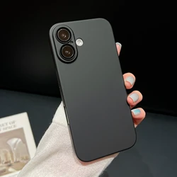 Sleek Titanium Ultra - Thin Metallic Protective Phone Case with Lens Guard for iPhone 14 (Black)