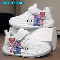 Lilo Stitch fashion girl boy Shoes sneakers for children Running Children students shoes kids Casual Sports board sneakers gift