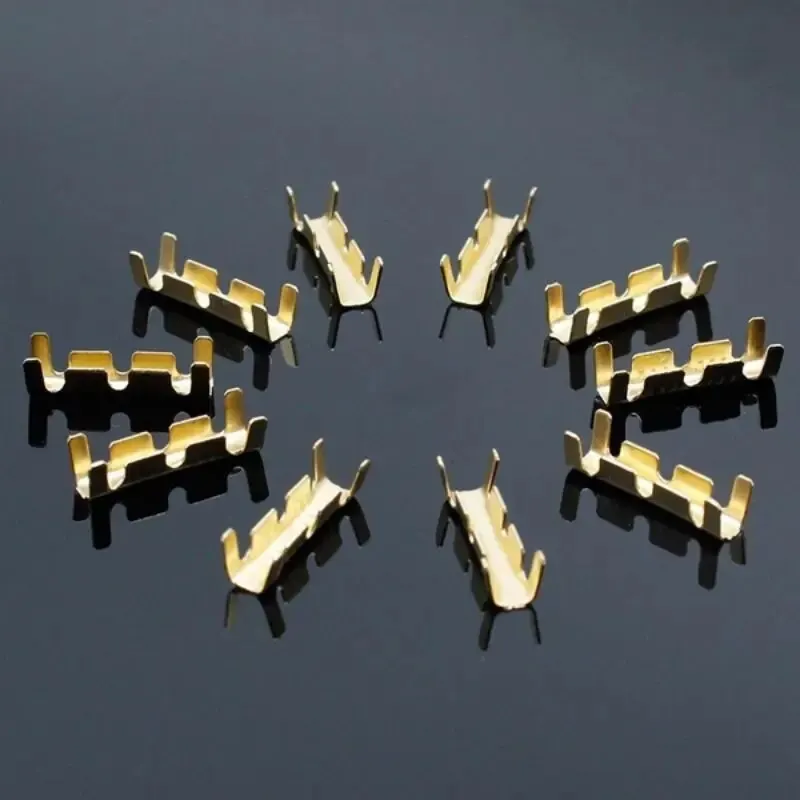 U자형 전기 구리 버클 와이어 커넥터 터미널, 200PCs, 0.5-1.5 mm²