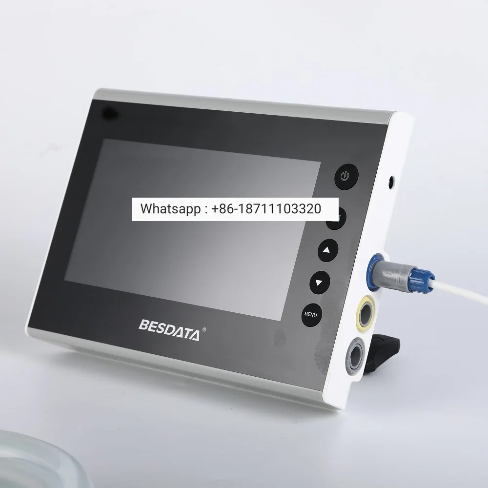 

7inch big HDMI screen video laryngoscope set reusable blades intubation in operation room