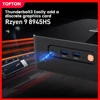 Topton M600 AMD Rzyen 9 8945HS Mini PC Gamer Radeon 780M 2xDDR5 2xPCIe4.0 Max 4TB Dual 2.5G LAN Gaming PC Computer WiFi6 BT5.2 1